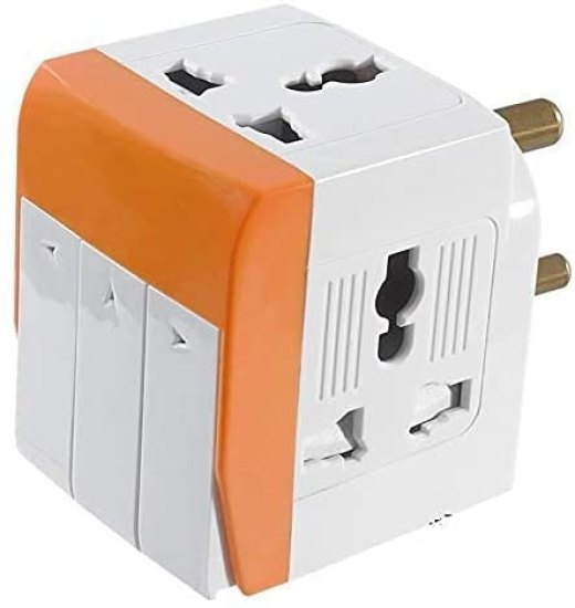 3 Way Plug Adapter Mobile Accessories ( SL 113 )