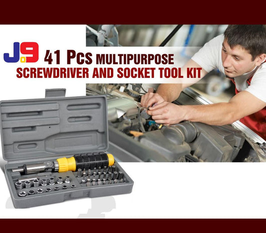 Screwdriver and Socket Tool Kit (41 Pcs)