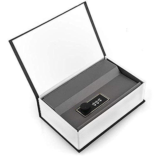 Stainless Steel Security Safe Dictionary Book Locker Box For Cash, Jewelry, Important Documents Vault For Home Office With Numeric Lock (18x11.5x5.5 CM, Multi Color) ( RV 51