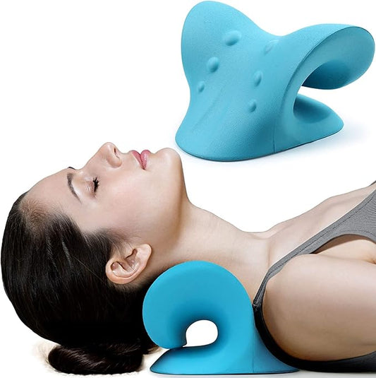 Neck Support Stretcher for Pain | Neck Pain Relief Product | Cervical Traction Device | Neck and Shoulder Relaxer | Massage Relaxer Accupressure Chiropratice ( RV 40 )