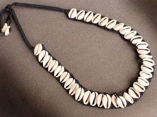 Cotton Cord Shell Cowrie Beads Belt (BF 8 )