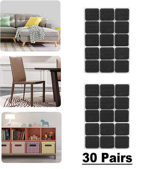 30 pcs Square Chair leg Pad Anti Slip Furniture Mate Home Improvement