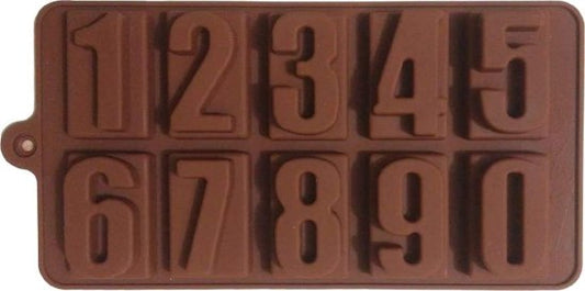 Numeric Chocolate Mould Silicone Ice Cube Tray Kitchenware ( SL170 )