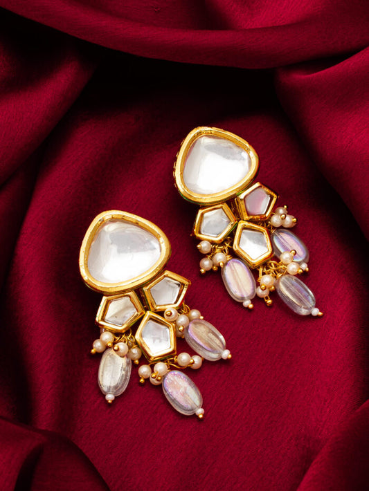 Beautiful kundan Earrings ( PZ 55 )