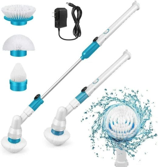 Spin Scrubber with 3 Replaceable Brushes Cleaning Accessories ( SL 231 )