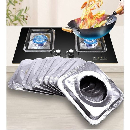 Square Aluminium Foil Stove Burner Cover Kitchenware ( SL 150 )