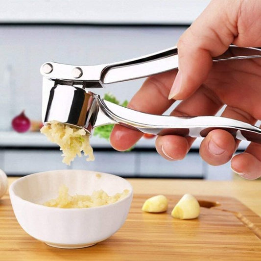 Stainless Steel Garlic Crusher Garlic Press Ginger Kitchenware ( SL 175 )