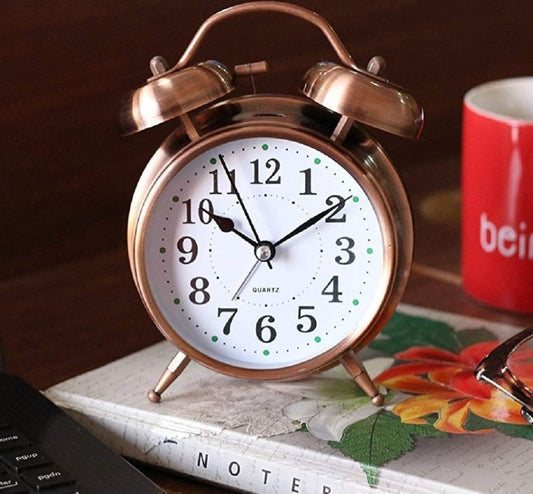 13 CM Twin Bell Copper Alarm Clock Home Improvement ( SL 146 )