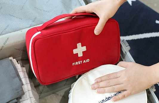 First Aid Travel Medicine Pouch Travelling Bags