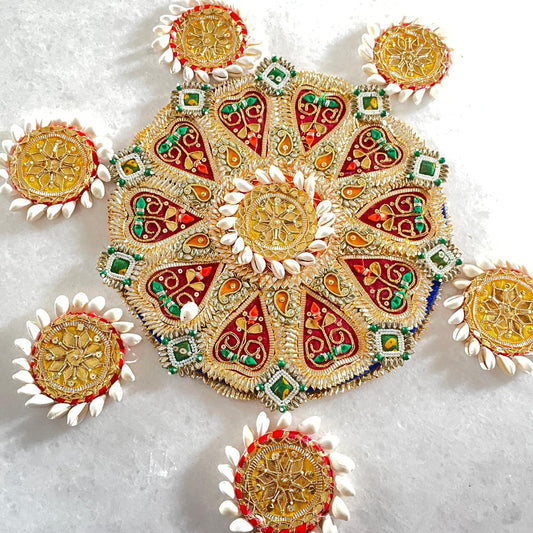 Traditional rangoli ( Ready to use ) (HCD3)